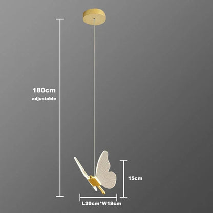 DecorBites™ Butterfly LED Chandelier for Villa Duplex Living Room Decoration