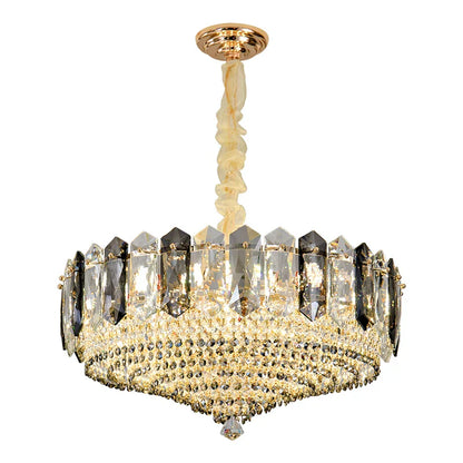 DecorBites™ Crystal Light Chandelier: Modern Elegance for Living Room, Bedroom, Dining Room