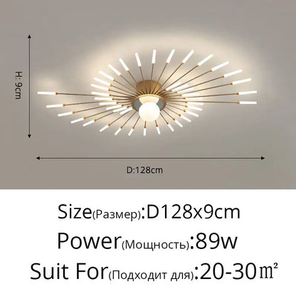 DecorBites™ LED Chandelier Lights - Modern Indoor Lighting for Living Room, Kids Room, Bedroom