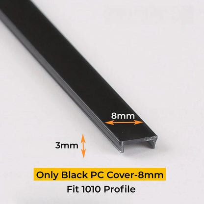 DecorBites™ LED Strip Channel Diffuser for Flexible Replaceable LED Aluminum Profile Light Cover