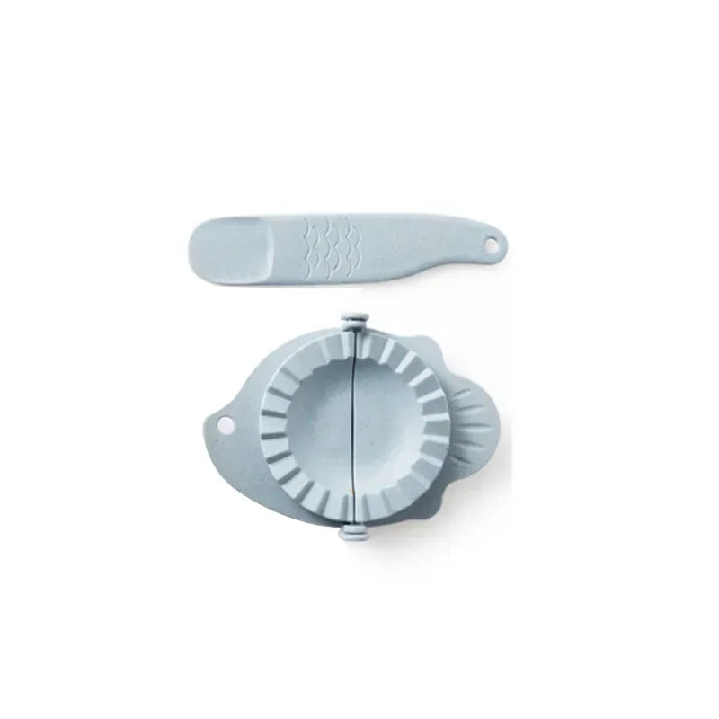 DecorBites™ Dumplings Maker Tool Wheat Straw Jiaozi Pierogi Mold Clips Pastry Kitchen Accessories