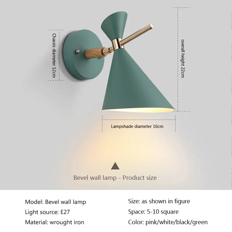 DecorBites™ LED Adjustable Reading Wall Lights - Macaroon-inspired Decorative Lamps for Versatile Room Decor