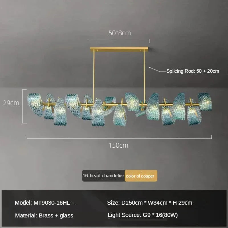 Lámpara de techo LED DecorBites™ Luxe Copper Leaf para el hogar, el dormitorio y el comedor