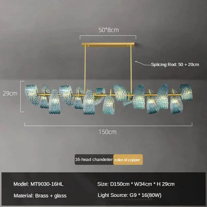 Lámpara de techo LED DecorBites™ Luxe Copper Leaf para el hogar, el dormitorio y el comedor