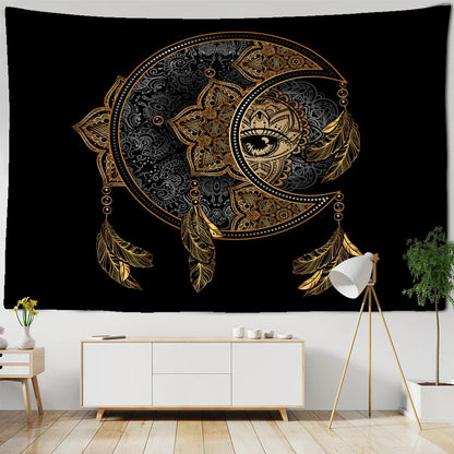 Decobites Psychedelic Eye Tapestry Hippie Wall Hanging for Mysterious Room Decor