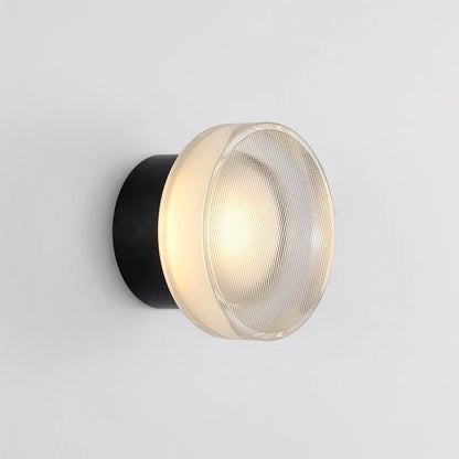 DecorBites™ Elegant Glass LED Wall Sconce for Luxury Lighting in Bedroom and Aisle