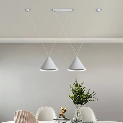 DecorBites™ LED Pendant Lamp: Minimalist Kitchen Island Hanging Light for Living Room & Dining Table