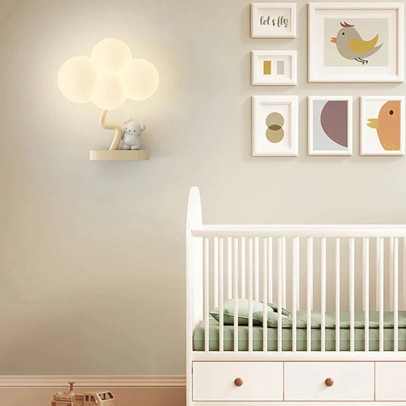 DecorBites™ Cloud Shape LED Baby Room Wall Lamp - Eye Care Bedroom Fixture