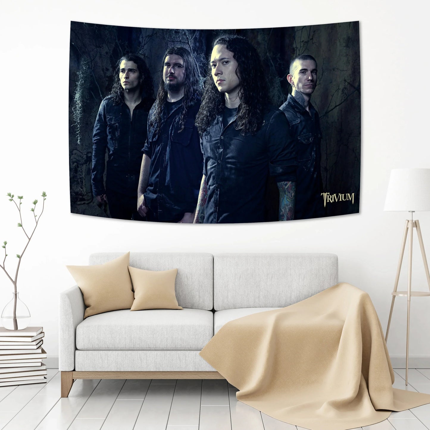 Decobites Boho Band Tapestry Flag for Home Décor & Wall Art