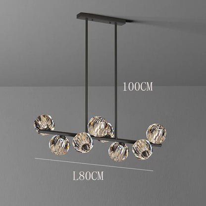 ثريا كريستال DecorBites™‎ معلقة لغرفة المعيشة وغرفة الطعام بديكور فاخر