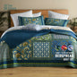 Decobites Lightweight 3-Piece Quilt Bedding Set with Pillow Shams