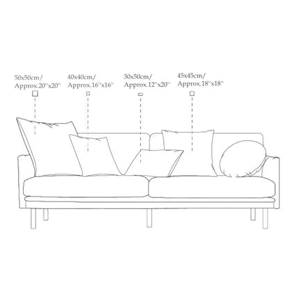 Colección de fundas de cojín DecorBites™ Luxe Decor: fundas de almohada de alta calidad para sofá o sala de estar