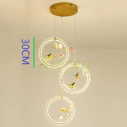 DecorBites™ Bird LED Chandelier for Bedroom Dining Room.