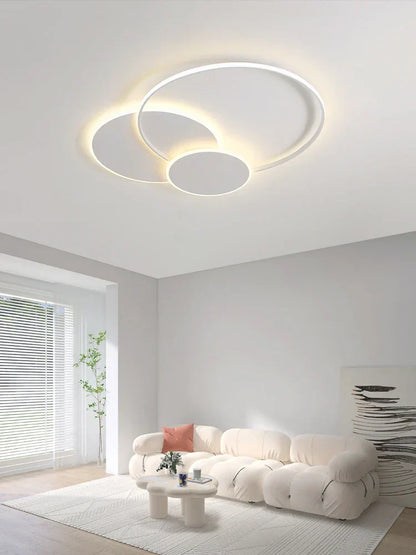 DecorBites™ Circles LED Ceiling Lights Modern Minimalism Dimmable Bedroom Lamp Fixtures