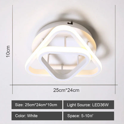 Lámpara de techo LED DecorBites™ para iluminación moderna de salas de estar y dormitorios