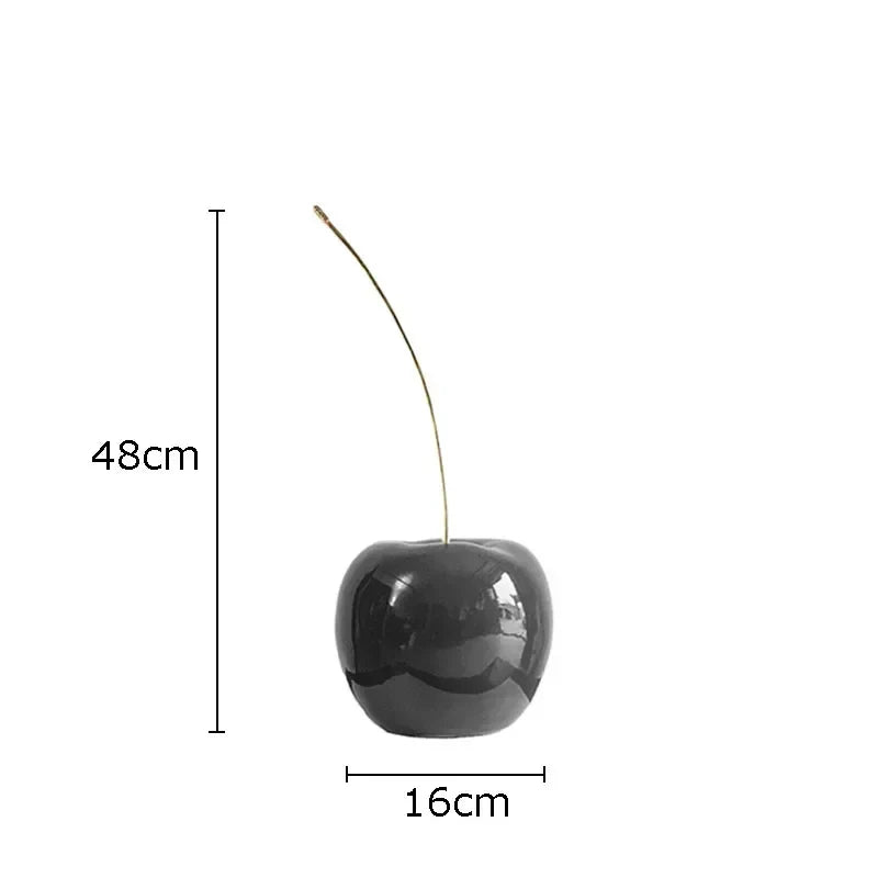 DecorBites™ Cherry Fruit Sculpture Resin Desk Ornament Modern Home Decoration