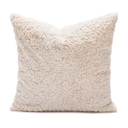 DecorBites™ Christmas Embroidered Red Geometric Pillow Cover for Festive Home Decor