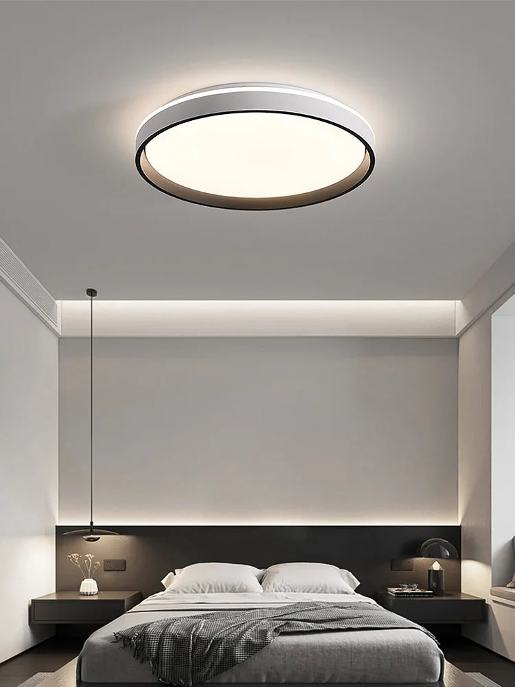 DecorBites™ LED Ceiling Lamp: Simple Modern Round Study Bedroom Balcony Light