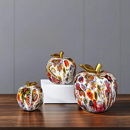 DecorBites™ Apple Resin Figure Decorative Ornament for Home Office, Morden Art Craft Decor