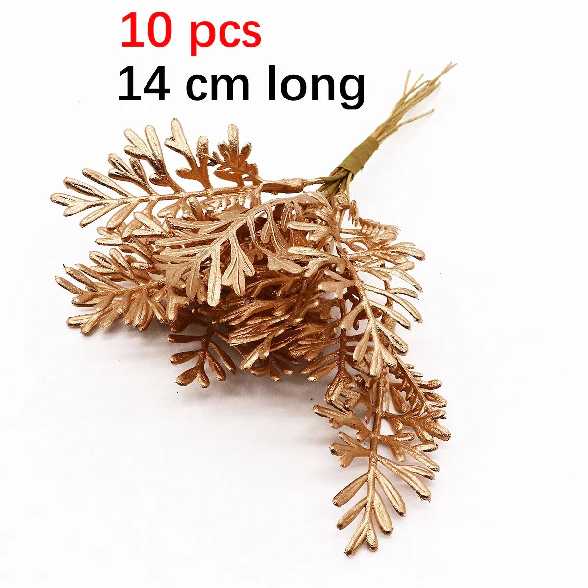 DecorBites™ Gold Hybrid Flower Cherry Stamen Berries Bundle for DIY Decor