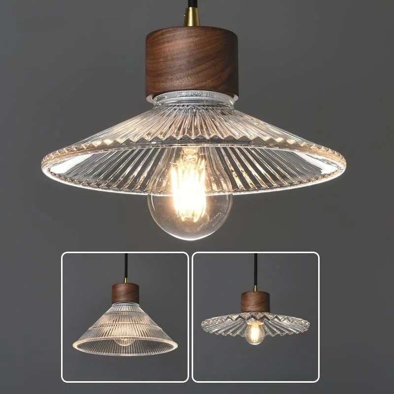 DecorBites™ Glass LED Pendant Light - Modern Nordic Hanging Lamp for Home and Dining