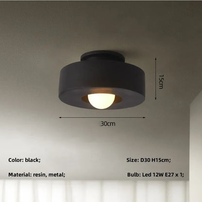 DecorBites™ Led Ceiling Light Macaron Minimalist Small Round Hallway Balcony Bedroom E27