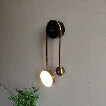 DecorBites™ Golden Ball LED Wall Lamp for Home Decor