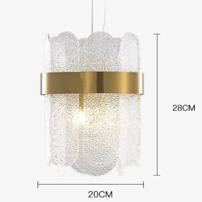DecorBites™ Gray Glass Wall Lamp - Modern Living Room Decor Sconce Light