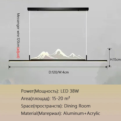 DecorBites™ LED Pendant Lights for Living, Dining, Kitchen Chandelier - Modern Minimalist Home Decor