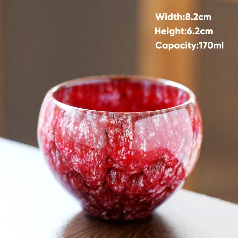 Taza de café de cerámica DecorBites™ de 170 ml, estilo Kung Fu, con diseño de huevo.