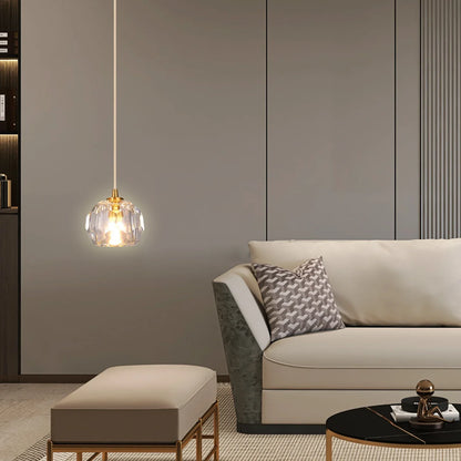 DecorBites™ Crystal LED Ceiling Chandelier for Kitchen Island, Living Room, Dining Room Lighting