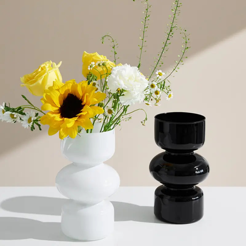 Nordic Glass Flower Vase Home Decor