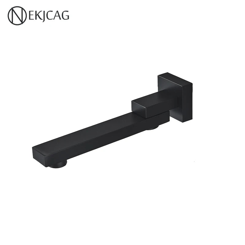 DecorBites™ Brushed Gold Wall Mounted Basin Faucet with Rotating Mixer