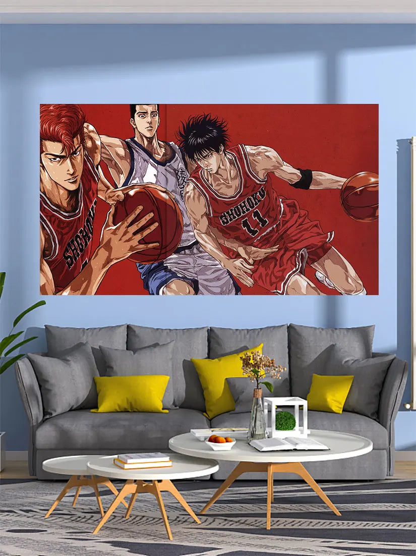 Decobites Slam Dunk Anime Tapestry Wall Hanging for Boho Room Decor