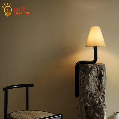 DecorBites™ Elegant Solid Wood LED Table Lamp for Study and Bedside Lighting