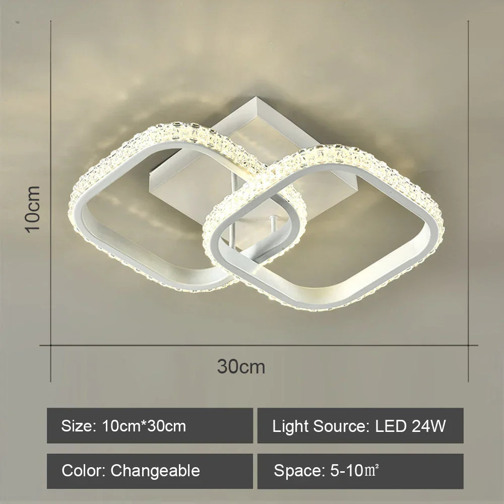 Lámpara de techo LED DecorBites™ para iluminación moderna de salas de estar y dormitorios