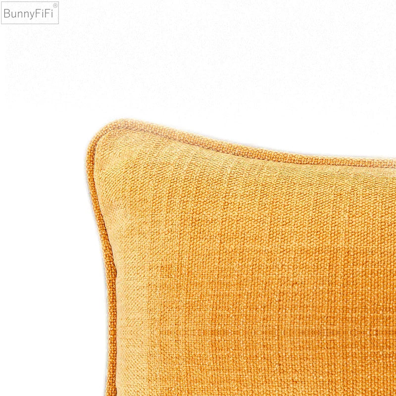 DecorBites™ Cotton Linen Pillow Cover Set for Home Decor