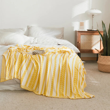 DecorBites™ Bamboo Knitted Cooling Blanket