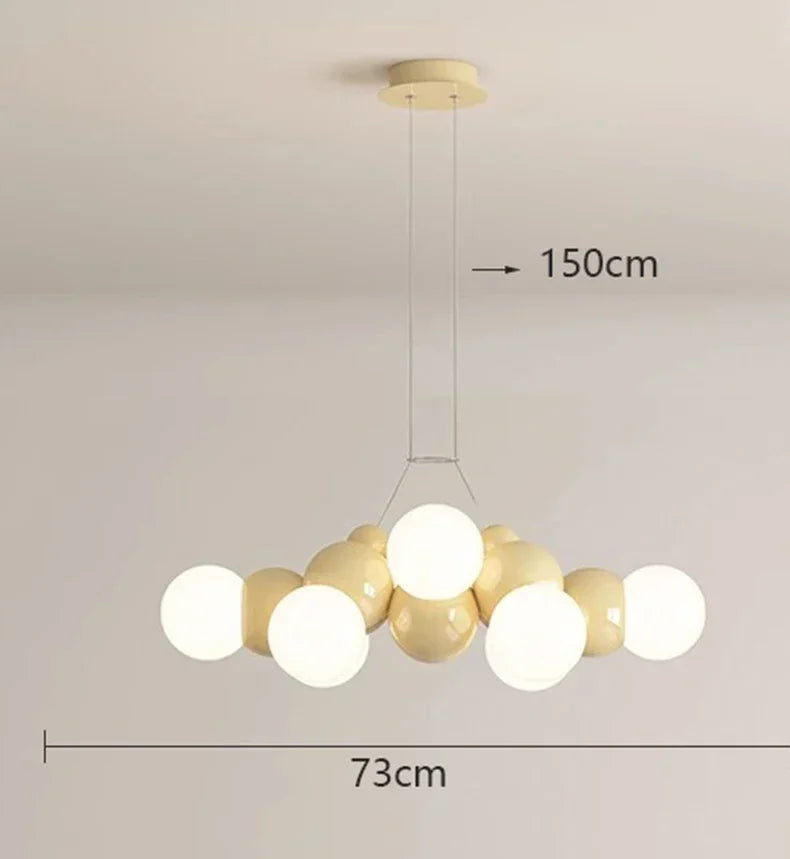 DecorBites™ Elegant Chandelier Dining Room Pendant Light Fixture Ceiling Lamps