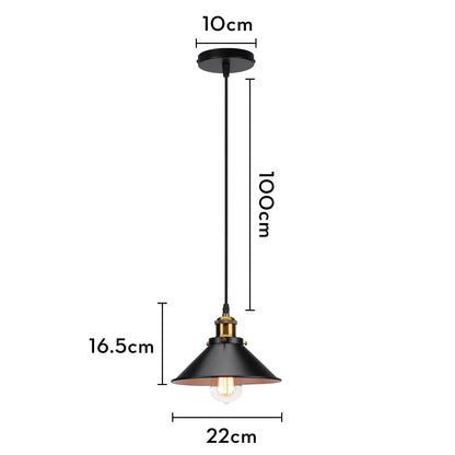 DecorBites™ Iron Pendant Light for Dining Room, Kitchen, and Bedroom