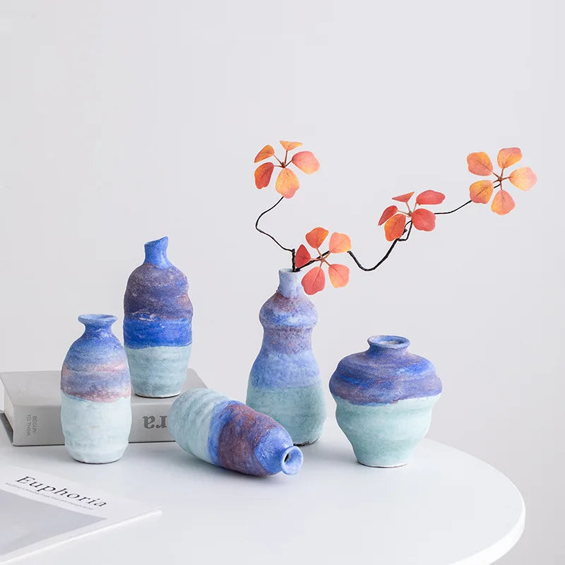 Gradient Ceramic Table Vase