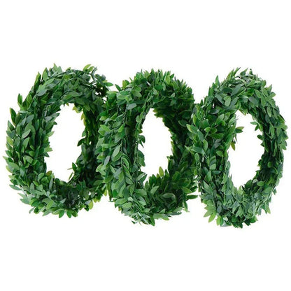 DecorBites™ Artificial Ivy Leaf Wreath Vines for Home, Wedding, Christmas, Indoor Outdoor Decor