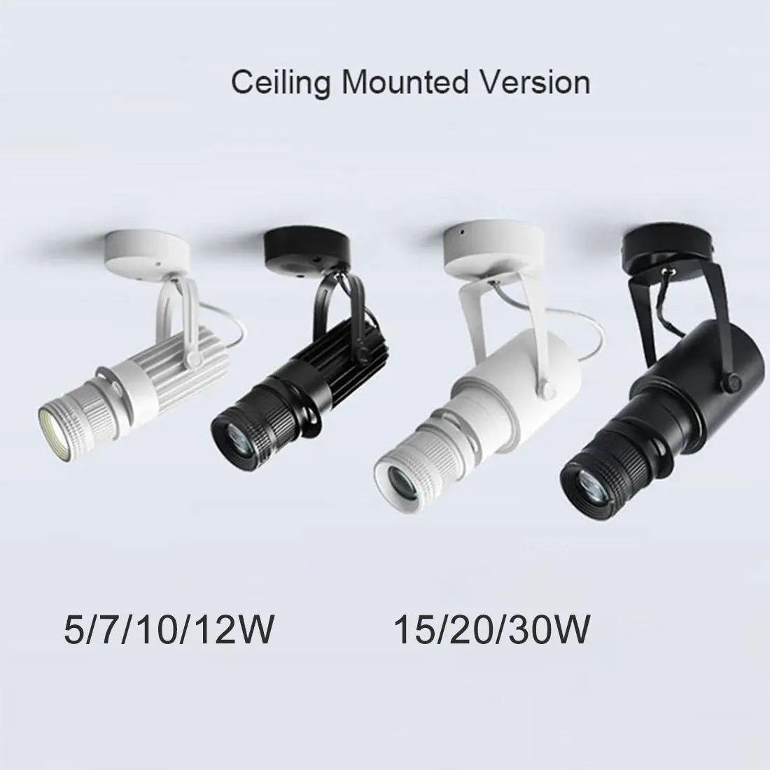 Proyector de logotipos LED DecorBites™ con zoom y enfoque manuales - 5W a 30W