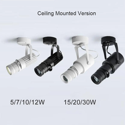 Proyector de logotipos LED DecorBites™ con zoom y enfoque manuales - 5W a 30W