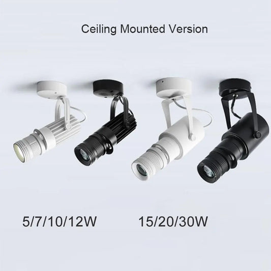 Proyector de logotipos LED DecorBites™ con zoom y enfoque manuales - 5W a 30W