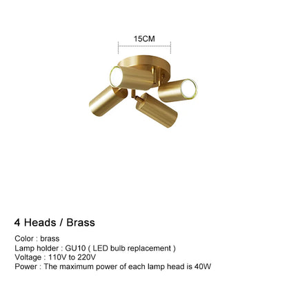 أضواء السقف LED GU10 القابلة للتعديل من DecorBites™ للمطبخ وغرفة الطعام الحديثة