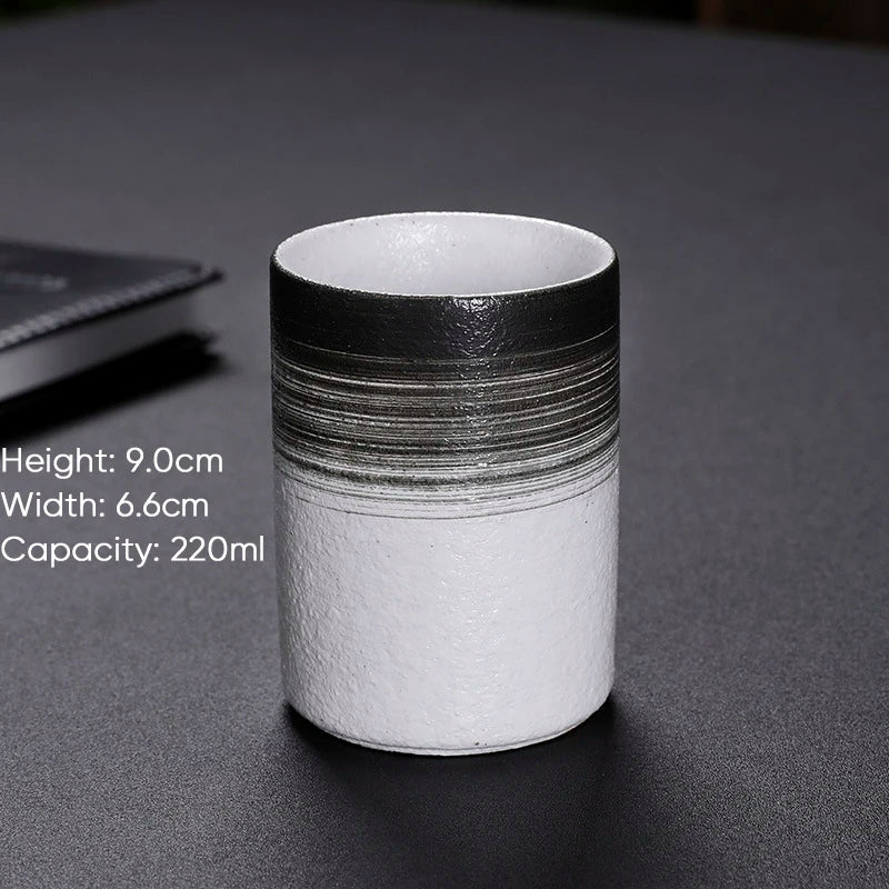 DecorBites™ Japanese Style Ceramic Tea Coffee Cups Latte Mug Espresso Afternoon Teacup Water Mug