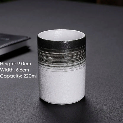 DecorBites™ Japanese Style Ceramic Tea Coffee Cups Latte Mug Espresso Afternoon Teacup Water Mug