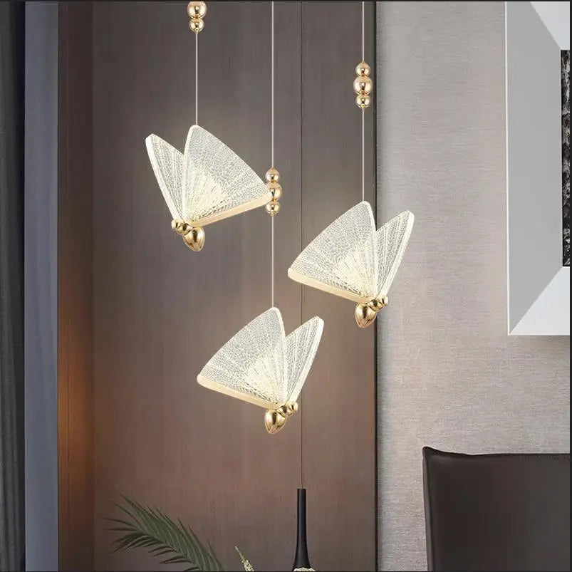 مصباح DecorBites™ LED على شكل فراشة معلق لإضاءة ديكور المنزل