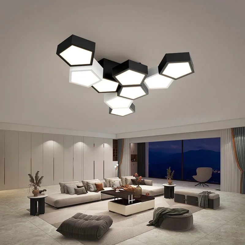 DecorBites™ LED Chandelier Light Remote Dimming Pendant Minimalist Indoor Lighting